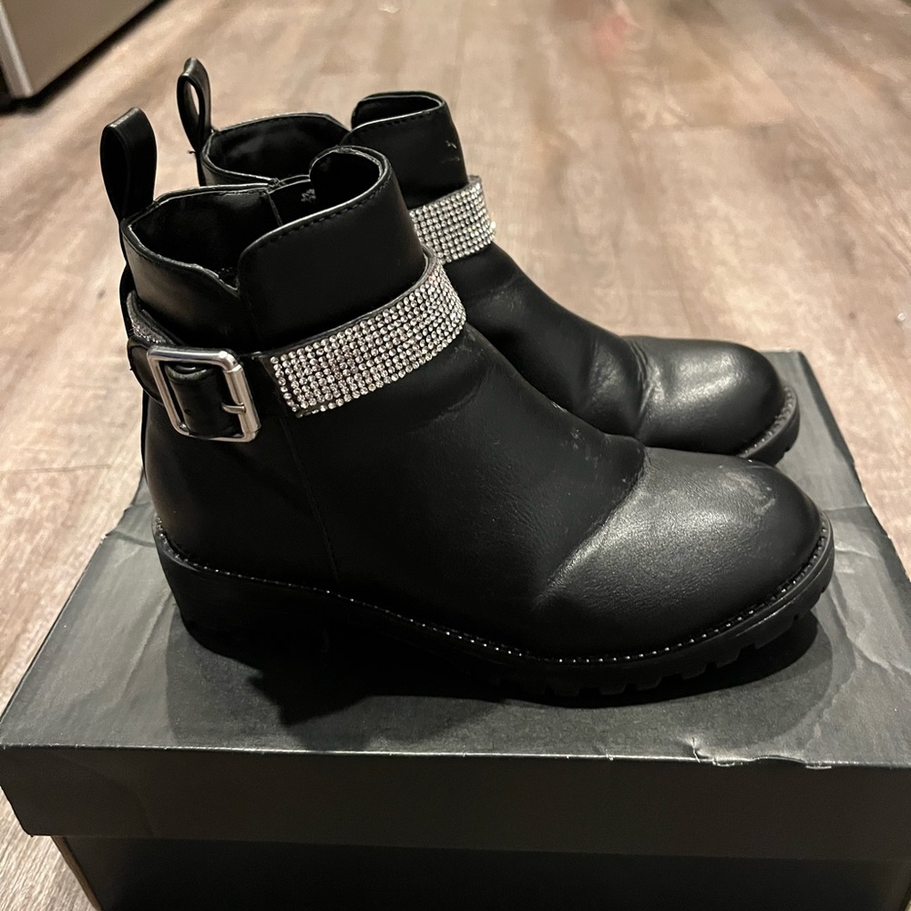 Steve Madden Diamanté Strap Booties (SOLD)